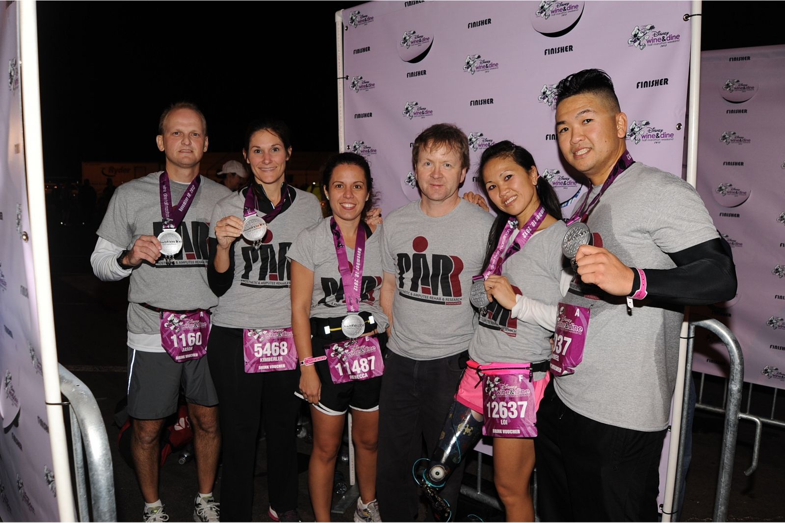 Disney's Wine and Dine Half Marathon Team 2012