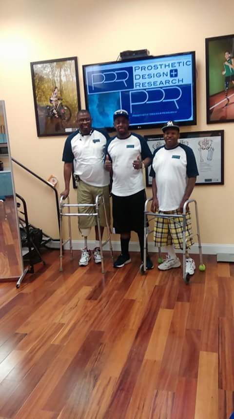 Derek and Micheal received their prosthesis with the help of PDR and Amputees Moving Forward